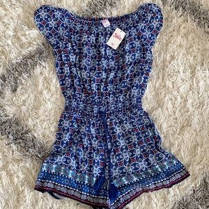 NWT Patterned Romper
